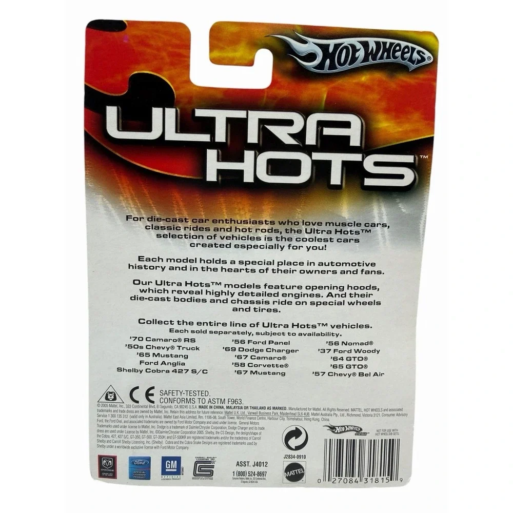 Hot Wheels Ultra Hots '56 Ford Panel Green Diecast J2834 New Sealed